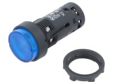 Comutator apăsare 22mm cu LED 24V