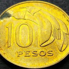 Moneda exotica 10 PESOS - URUGUAY anul 1968 * cod 1898