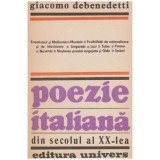 Giacomo Debenedetti - Poezie italiana din secolul al XX-lea - 100095