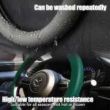 Husa Volan Verde din Silicon Elastic, Pentru Protejarea Volanului Masinii si Condus Confortabil, Universal Compatibila, Diametru 32-40 cm, CBD CORAL B