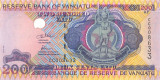 VANUATU █ bancnota █ 200 Vatu █ 2007 █ P-8c █ Serie CC █ UNC █ necirculata