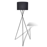 Cumpara ieftin Abajur pentru lampa de podea cu suport inalt, negru