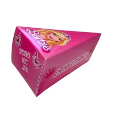 Cutie Felie Tort Personalizabil Model Barbie Carton Lucios Ambalaj Cadou Petreceri Copii Aniversari