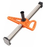 Dispozitiv de taiat rigips HAWIRE TG-60, Taiere placi 20-600mm, Grosime maxima 12mm, 7 rulmenti, Scala gradata, Corp din otel inoxidabil, Profesional