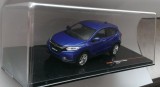 Macheta Honda HR-V Hybrid 2014 albastru - IXO 1/43 SUV JDM HRV, 1:43