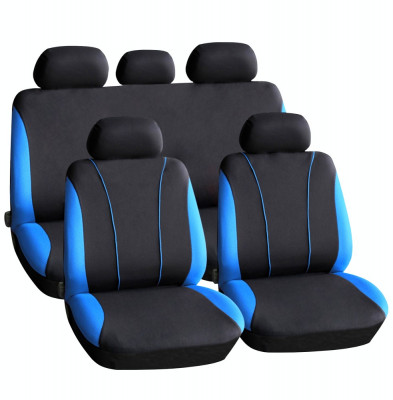 Huse universale pentru scaune auto - albastre - CARGUARD foto