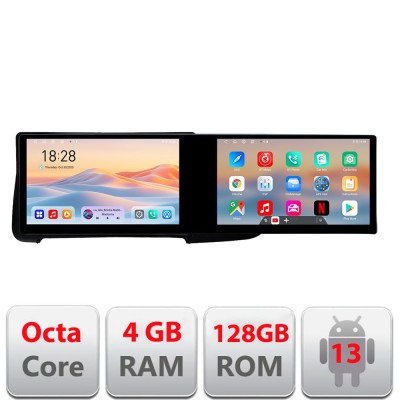 Navigatie Volvo S60 2014-2018 cu sistem Sensus Connect Kit-s60-14 Edotec 2 ecrane 8 core 4+128 21.6 inch Incell android Wifi 5Ghz gps internet CarStor foto