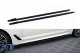 Adaugiri Maxton Design versiunea 2 potrivite pentru BMW Seria 5 G30 sedan, G31 break 2017-2023, lac negru Performance AutoTuning