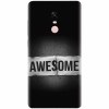 Husa silicon pentru Xiaomi Redmi Note 5A Prime, Awesome Label Dark