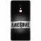 Husa silicon pentru Xiaomi Redmi Note 5A Prime, Awesome Label Dark