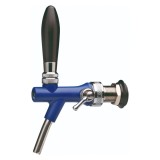 Robinet compensator de turnare din oțel crom-nichel și plastic ABS, albastru