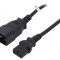 Cablu Alimentare IEC C13 Mamă la C20 Tată 1.2m Negru 10A 250V