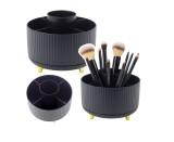 Organizator rotativ pentru pensule, negru, 5 compartimente, 14 cm, Lean 24877