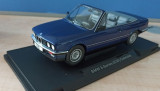 Macheta BMW E30 325i Cabrio 1985 albastru - MCG 1/18