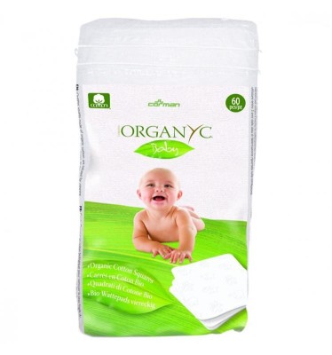 Dischete Patrate Organyc Baby din Bumbac Organic Pronat 60buc foto