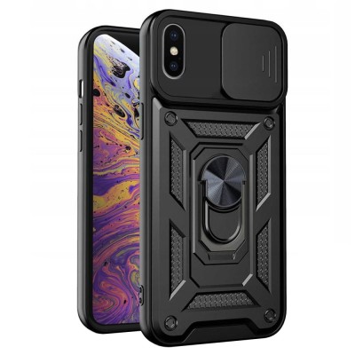 Husa iPhone XS Max protectie camera Techsuit CamShield Series, negru foto