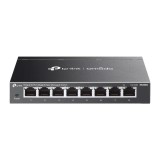 Omada 8-Port Gigabit Easy Managed Switch PORT: 8 Gigabit RJ45 Ports SPEC: Desktop Steel Case and Fanless FEATURE: Integration with Omada SDN Controlle