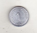 bnk mnd Tunisia 1 millime 1960 unc