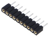 Conector Fischer Elektronik 10 pini soclu mamă 2,5A 100V drept 10027654