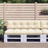 VidaXL Perne de paleți, 2 buc., crem, material textil 360823