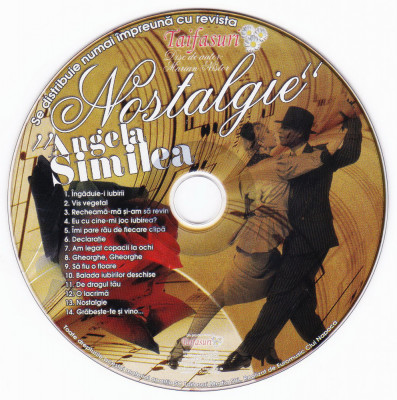 CD Pop: Angela Similea - Nostalgie ( original, in stare foarte buna ) foto
