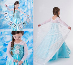 Rochie rochita Frozen Elsa 4-5 ani foto