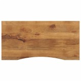 vidaXL Blat birou cu decupaj curbat 110x50x2,5cm lemn masiv mango brut