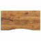 vidaXL Blat birou cu decupaj curbat 110x50x2,5cm lemn masiv mango brut 370210