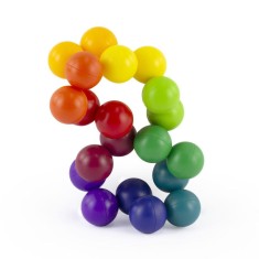 Jucarie senzoriala antistres - Bilute curcubeu PlayLearn Toys foto