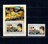 Centrafricaine Republic 1994 - Schumacher, Formula 1, supratipar, serie si colita neuzata
