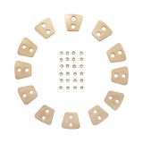 Set 12 ferodouri cu nituri pentru disc ambreiaj 11 toli UTB U-445 si Fiat