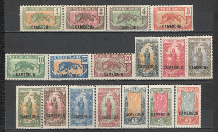 Camerun.1921 Motive traditionale-supr. XC.401