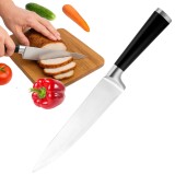 Cumpara ieftin Cutitul Bucatarului Koken, Lama din otel inoxidabil 20 cm, M&acirc;ner Ergonomic Antiderapant soft-touch, Taiere precisa si rezistenta indelungata, Cuțit Un