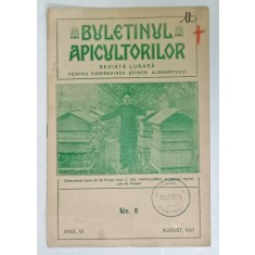 BULETINUL APICULTORILOR , REVISTA LUNARA PENTRU RASPANDIREA STIINTEI ALBINARITULUI , NR. 8 , AUGUST , 1927
