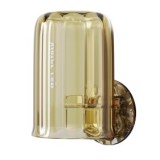 Suport multifunctional 2 in 1, pahar si suport pentru periuta de dinti, flippy, plastic, dimensiune: 10.4 x 7.3 x 7.3 cm, maro galbui