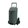 Carucior Cumparaturi Gimi Tris Kaki, 52L, 30kg, 6 Roti Urcare Scari, Otel/Poliester, Buzunar Interior, Impermeabil, Cadru Metalic