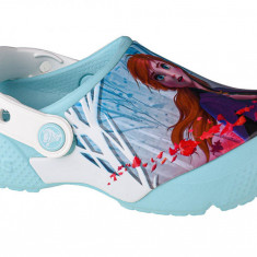 Papuci flip-flop Crocs Fun Lab OL Disney Frozen 2 Clog 206167-4O9 albastru