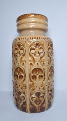 240622.01- Vaza ceramica bej - West Germany SCHEURICH foto