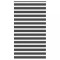 Gossi jaluzea tip zebra neagra latime tesatura 125,9 cm poliester