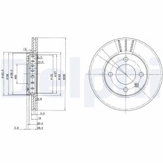 DELPHI BG2982 Disc frana