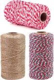 Set de 3 role de snur RSVOM, bumbac/iuta, multicolor, 300 m