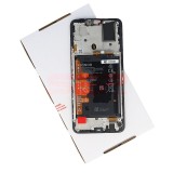 Display LCD Touchscreen cu Rama Original Honor X7, Culoare Negru (Service Pack)