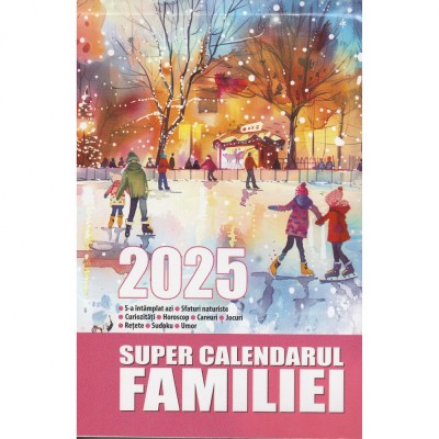 Super calendarul familiei 2025 - 365 file - editura Alias foto