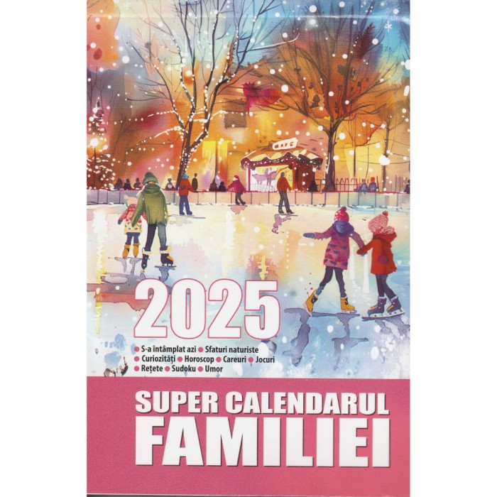 Super calendarul familiei 2025 - 365 file - editura Alias