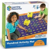Covoras pentru invatarea sutelor PlayLearn Toys, Learning Resources