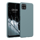 Husa pentru Samsung Galaxy A22 5G, Silicon, Verde, 55245.207, kwmobile, Carcasa