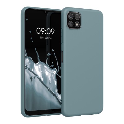 Husa pentru Samsung Galaxy A22 5G, Silicon, Verde, 55245.207, kwmobile foto