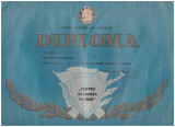 Diploma Uniunea Tineretului Comunist, locul III, complex aplicativ