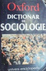 DICTIONAR DE SOCIOLOGIE-GORDON MARSHALL 2003 foto