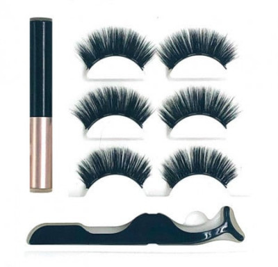 Set Gene False, Beauty Belongs To You Magnetic, Eyeliner Eyelash Suit, 43 foto